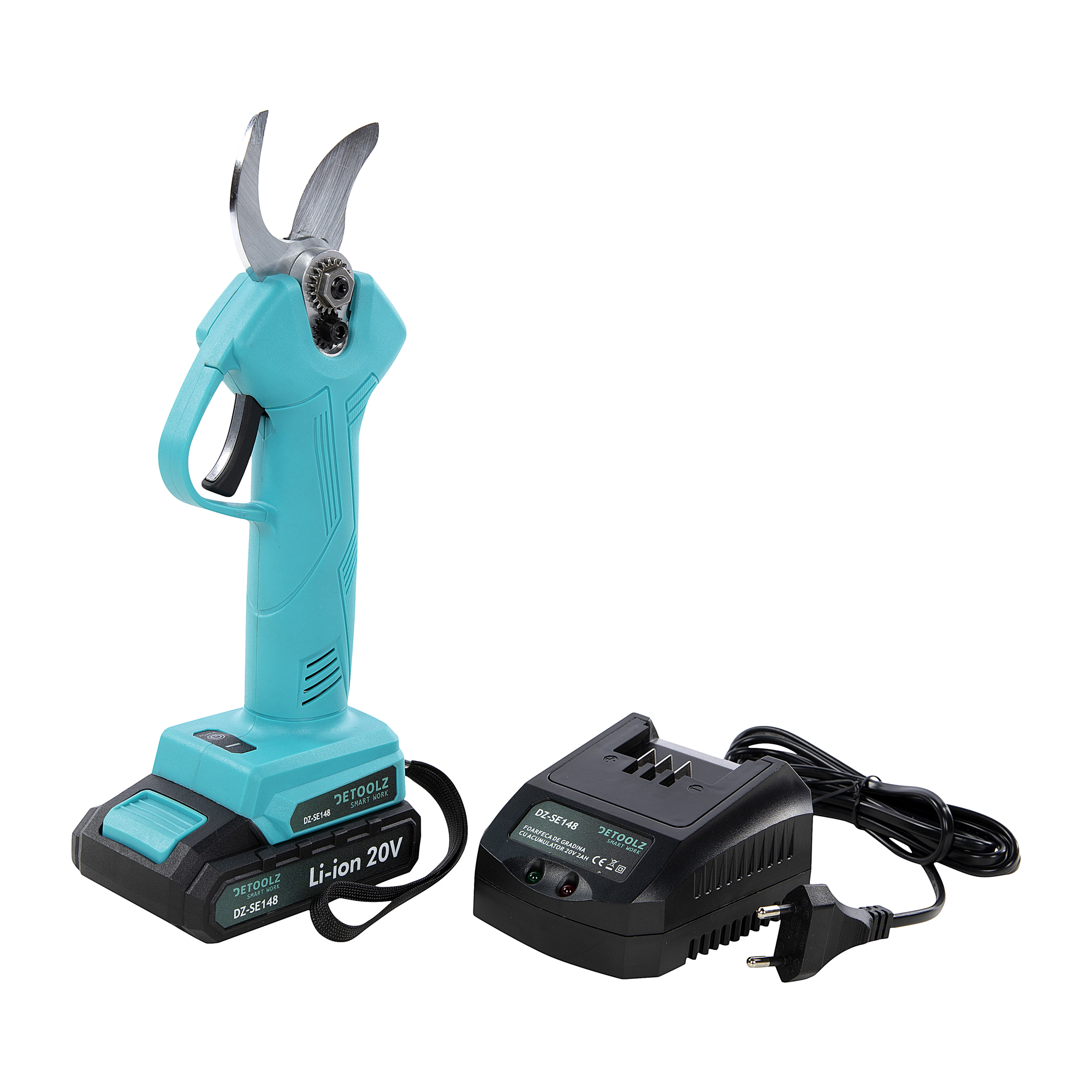 DZ-SE148_Foarfeca de gradina cu acumulator 20V 2Ah (2)